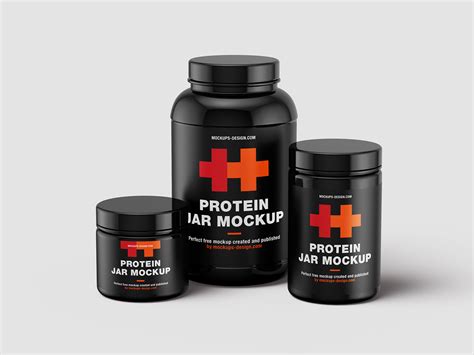 Download 909g Protein Jar Mockup